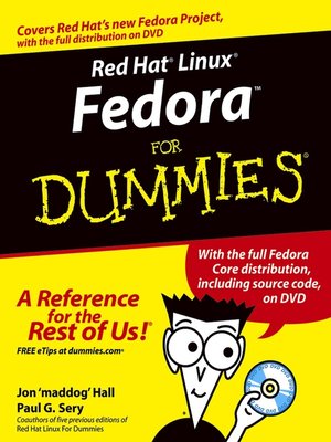 cover image of Red Hat Linux Fedora For Dummies